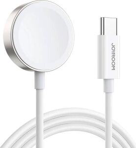 S-IW004 Manyetik Şarj Tipi C Kablo 120 cm Apple Watch Beyaz