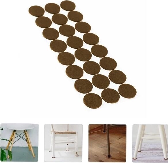 Yuvarlak Mobilya Koruyucu Keçe 24'lü Paket