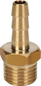 Orijinal  Hortum Rekoru R1/4 6 mm (Erkek) (Kompresör Aksesuarı, Sağlam Pirinçten) - 4139665
