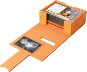 Gamegenic Arkham Horror Investigator Tome - Arkham Korku Için Premium Güverte Kutusu: Kart Oyunu, Tam Araştırmacı Güverte Tutar, Arayıcı - Turuncu Renk, Made