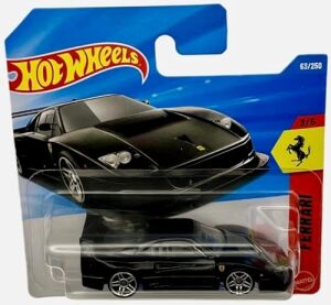 Ferrari F40 Competizione - JJJ31 - Ferrari 3/5 - Kısa Kart - Siyah - Ferrari Lisansı - Mattel 2026 (63/250) - 1:64 - Süper Spor Otomobil
