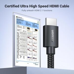 8k HDMI 2.1 Kablo 3D Earc Hdcp 2.2/2.3 Pc Için Ps5/ps4 Soundbar Hdtv(5m)