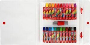 Taşınabilir Çantalı Pastel Boya Seti, 24 Renk, Yumuşak ve Rahat Kullanım, Canlı Renkler, Kağıt ve Taş Üzeri Uygun