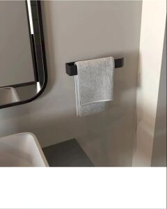 Paslanmaz Çelik Havluluk Banyo Lavabo Mutfak Mat Siyah