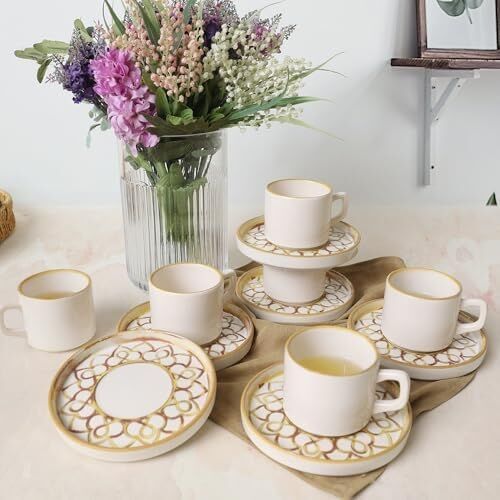 Worn Stackable Çay Takımı 12 Parça 6 Kişilik 22968-23057