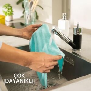 Pro Clean Aktif Enzimli Mikrofiber Temizlik Bezi, 3’lü Paket