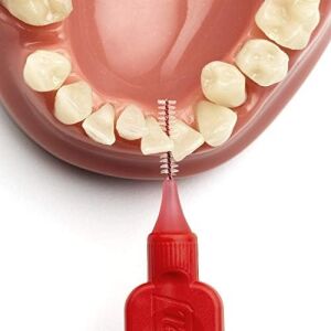 0.5 mm - Kırmızı Diş Arayüz Fırçası (1 x 6 Adet)