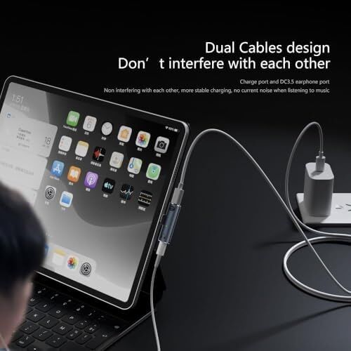 2in1 Type C To 3.5mm Kulaklık Type C 100W Hızlı Şarj Dönüştürücü Otgcx