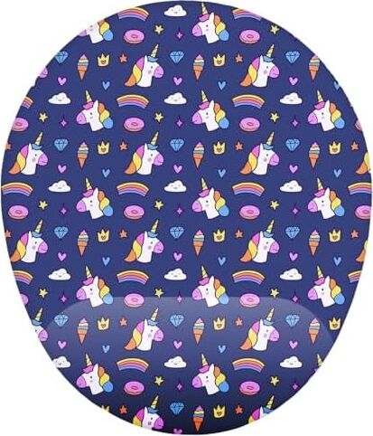 Unicorn Desenli Bilek Destekli Mouse Pad