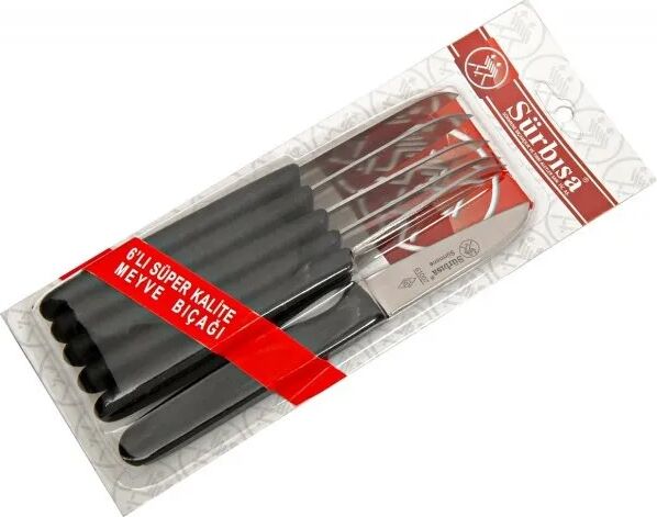 Eco Lounge Sürbısa 61007 - Sürmene Meyve Bıçağı 7,5 cm 6 Lı