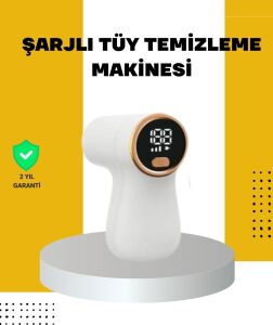 Kumaşlar Için Tüy ve Hav Temizleme Makinesi Type C Şarjlı