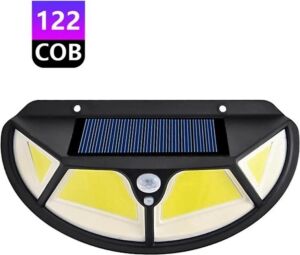Fonksiyonel Sensörlü 102 Ledli Solar Bahçe Lambası