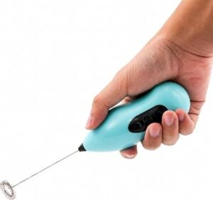Mini El Mikseri, Taşınabilir Kompakt Yapılı, Süt Kahve Sıcak Içecek ve Yumurta Için Hızlı Karıştırıcı Özellikli Pratik El Tipi Pilli Çırpıcı