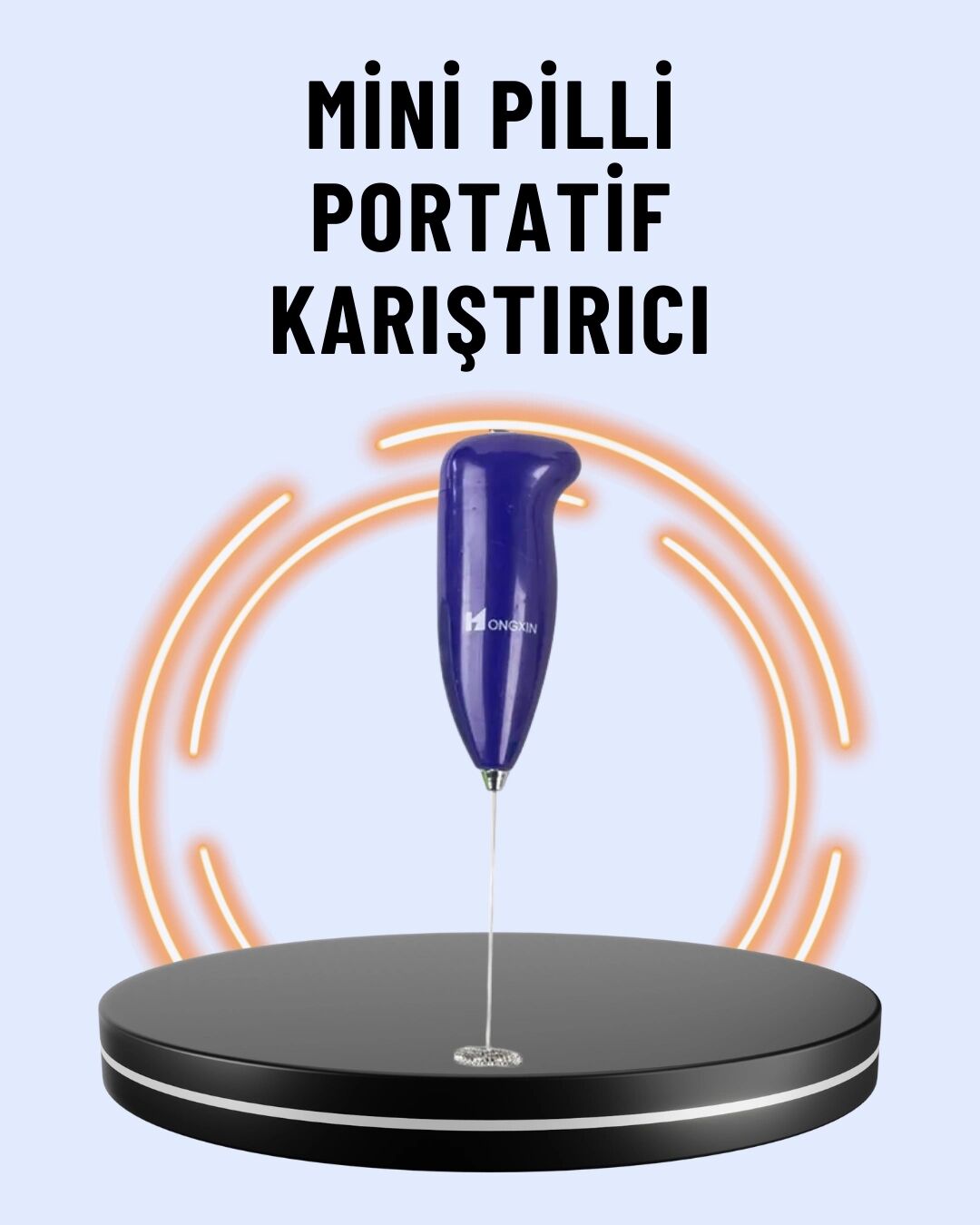Portatif Kahve Köpürtücü – Latte, Cappuccino, Milkshake ve Puding Yapıcı