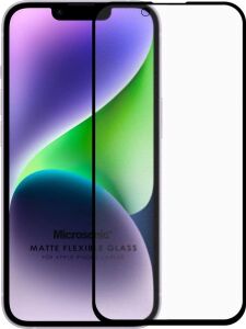 Apple iPhone 14 Plus Seramik Matte Flexible Ekran Koruyucu Siyah