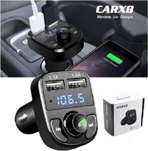 Carx8 Digital Ekran Bluetooth Araç Kiti Mp3 Fm Transmitter