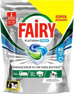 Platinum Fresh Bulaşık Makinesi Kapsülü 40 Yıkama