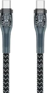 Azeada Kabloları ve Şarj Aletleri (Siyah - 65W, Type-C To Type-C)