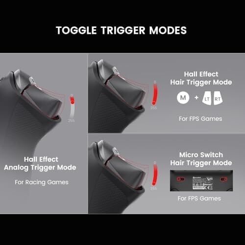 Tarantula Pro Kablosuz Çoklu Platform Denetleyici ve Hızlı Şarj Yuvası Paketi, Switch/switch 2 (6 Eksenli Gyro ve Nfc), Pc, Android ve Ios Için – Kaydırmaz Tmr Çubukları