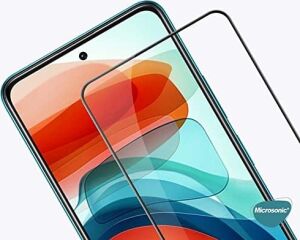 Xiaomi Poco X3 Gt Tam Kaplayan Temperli Cam Ekran Koruyucu Siyah