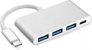 Type-C USB 3.0 3 Port Çoklayıcı Dönüştürücü Çevirici Macbook, Type C USB Çoklayıcı
