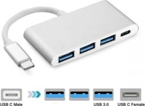 Type-C USB 3.0 3 Port Çoklayıcı Dönüştürücü Çevirici Macbook, Type C USB Çoklayıcı