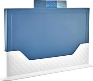 Ocean 4 Parça Plastik Kesme Tahtası Seti, Standlı, Renkli, Hijyenik, Kaymaz 3 Adet Gıda Hazırlama Tahtası, 31X20 Cm, Sebze Et Balık Kesim Tahtası, Mutfak Düzenleyici Organizer