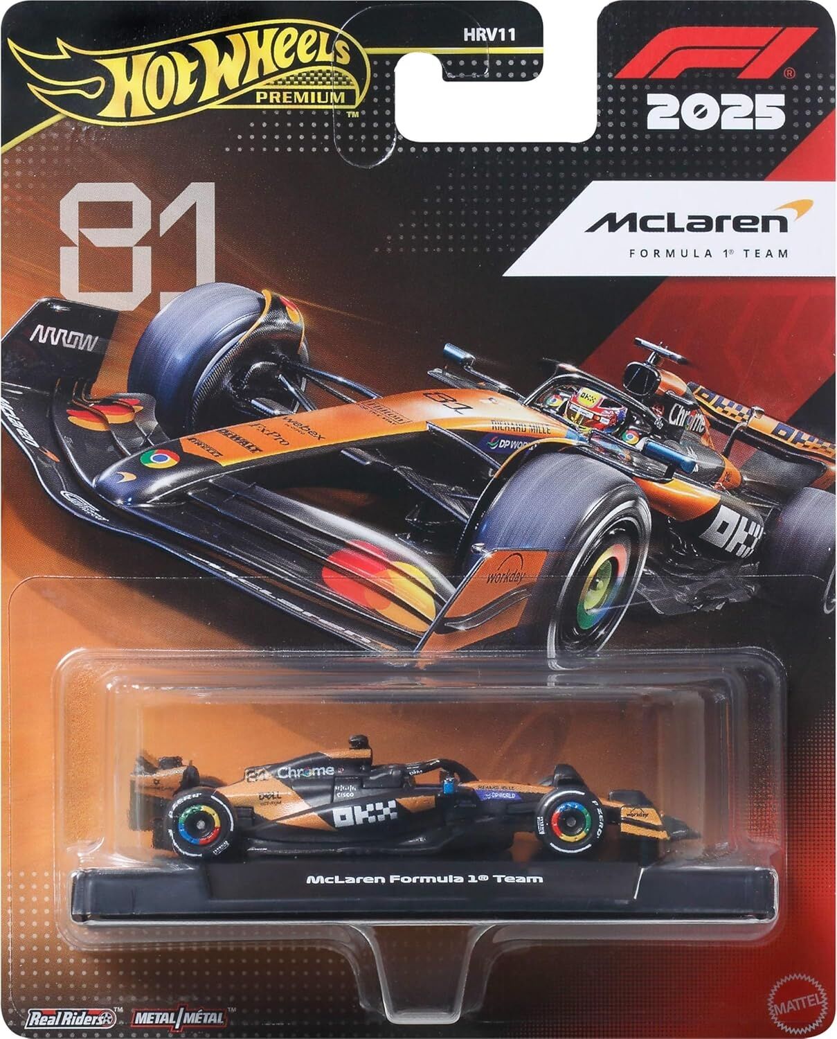 F1 Mclaren Piastri 1:64 Ölçekli, JKD81