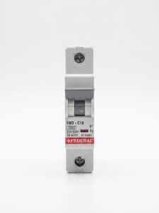 1 Adet Federal 1X10 A C Tipi 3ka Otomatik Sigorta Fm3-C 9EC-C0331-0D10