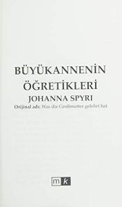 Büyükannenin Öğrettikleri