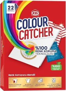 K2R Renk Koruyucu Çamaşır Makinesi Mendili 22'li