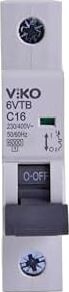 6VTB-1C16 Otomatik Sigorta 6ka C Tipi 1 Kutup 16A