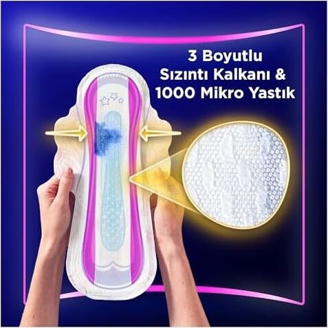 Platinum Gece Ekstra Plus (Boy 5) 8 Adet Hijyenik Ped