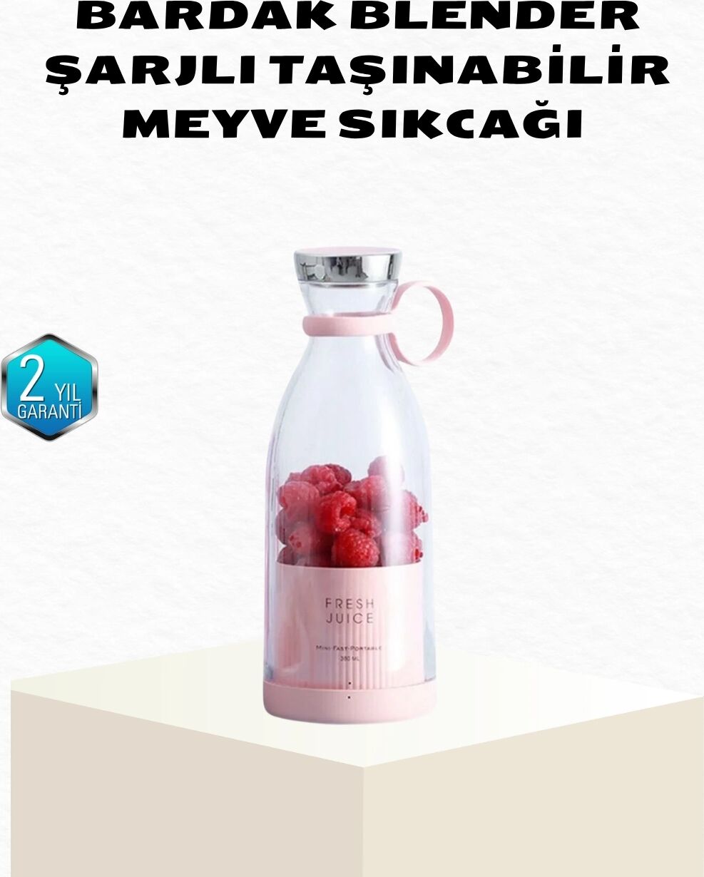 Kablosuz Taşınabilir Mini Blender – USB Şarjlı, 1200MAH