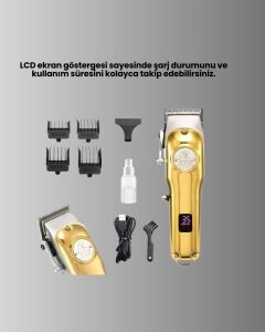 1800 Mah Bataryalı Uzun Kullanım Süreli Şarjlı Tıraş Makinesi Yeni Nesil