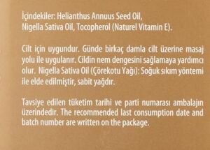 Çörek Otu Yağı 250 ml