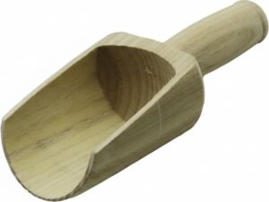 Bambu Baharat Küreği, Ahşap Mutfak Kaşığı, Büyük Boy, Doğal Bambu Malzeme