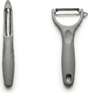 2'li Paslanmaz Çelik Sebze ve Meyve Soyucu Seti, Ergonomik Soyacak, Mutfak Hazırlık Seti