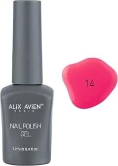Uv Kalıcı Neon Pembe Jel Oje 14 - Gel Polish - 12 ml