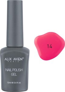 Uv Kalıcı Neon Pembe Jel Oje 14 - Gel Polish - 12 ml