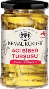 Acı Biber Turşusu Cam Kavanoz 360 gr