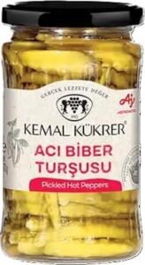Acı Biber Turşusu Cam Kavanoz 360 gr