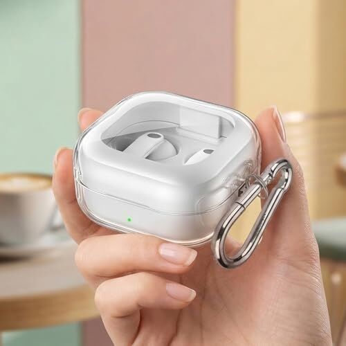 Galaxy Buds 4 Kılıf Askı Aparatlı Transparan Silikon Şeffaf
