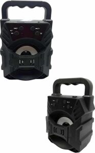Işıklı Bluetooth Hoparlör Ses Bombası Taşınabilir Yüksek Ses Kaliteli Radyo Özelliği