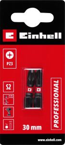 Orijinal  Çift Torsiyonlu Darbeli Bit Seti, 2 Parça, 30 Mm, Pz3 (S2 Çelik, Yüksek Dayanıklılık, Çift Torsiyon Etkisi, Kırmızı Renk Halkası, E 6.3 Sap) - 49132060