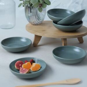 Mat Yeşil Halka Çerezlik/sosluk 13 cm 6 Adet 322