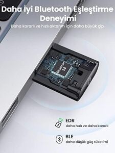 Mini USB Dongle Bluetooth 5.0 Adaptör Siyah