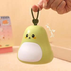 Avokado Tasarımlı Gece Lambası – 3 Kademeli Işık Ayarı, Rgb Atmosfer Modu, USB Şarjlı, Taşınabilir Silikon Bebek Uyku Işığı, Yumuşak Gece Aydınlatması, Bebek–çocuk Odası Için (Açık Yeşil)