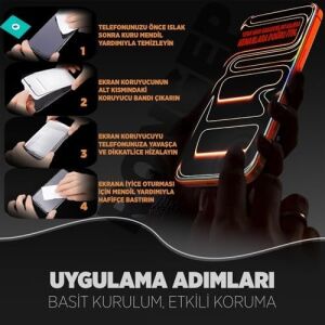 Apple iPhone 17 Için Ekran Koruyucu 9h Sertlik Anti-Static Temperli Cam Netlik ve Dokunmatiği Etkilemeyen iPhone 17 Cam Çizik ve Darbelere Karşı iPhone 17 Koruma (2'li Paket)