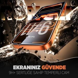 Apple iPhone 17 Için Ekran Koruyucu 9h Sertlik Anti-Static Temperli Cam Netlik ve Dokunmatiği Etkilemeyen iPhone 17 Cam Çizik ve Darbelere Karşı iPhone 17 Koruma (2'li Paket)